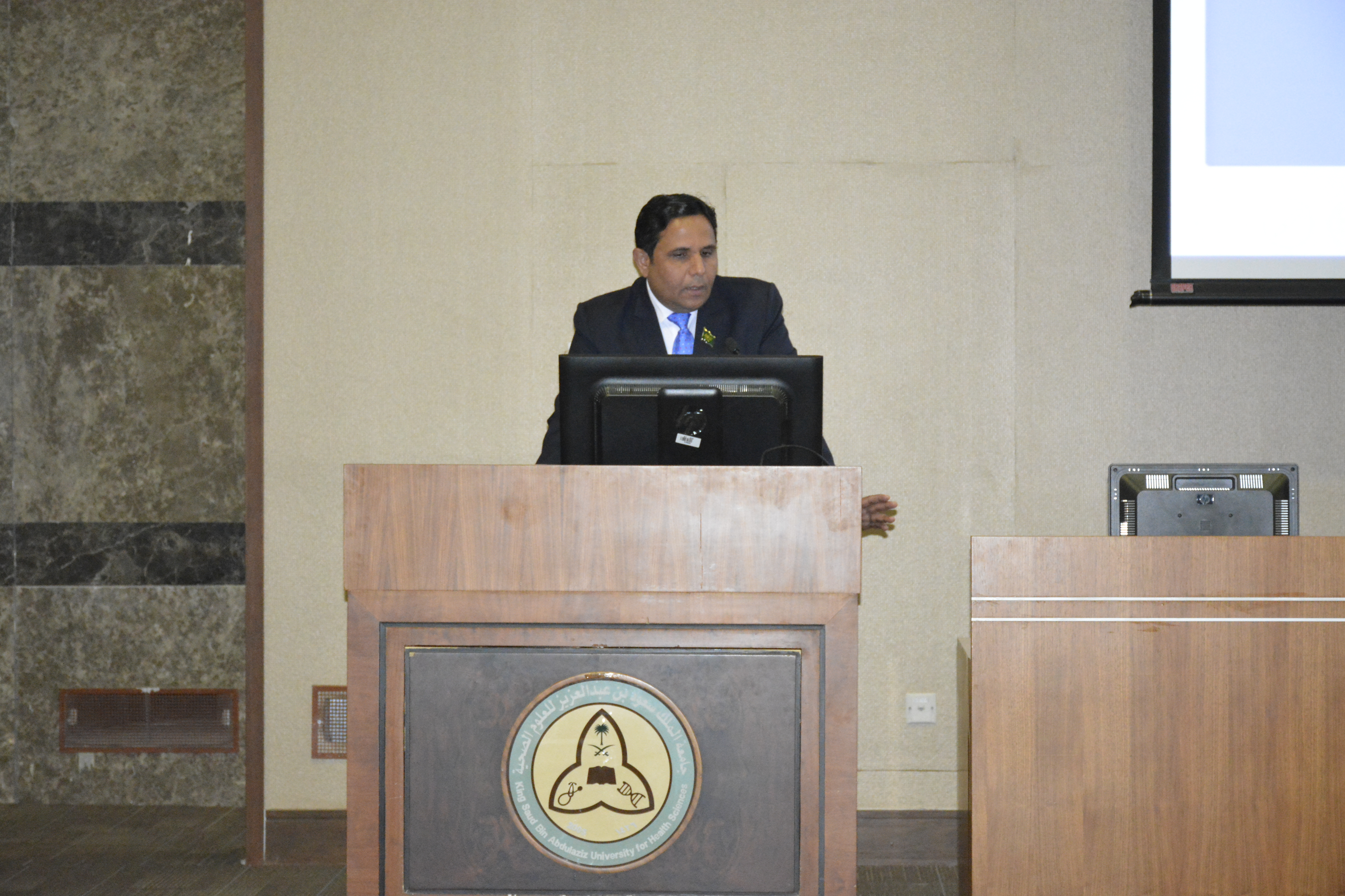 Rufianul Haq in professional attire